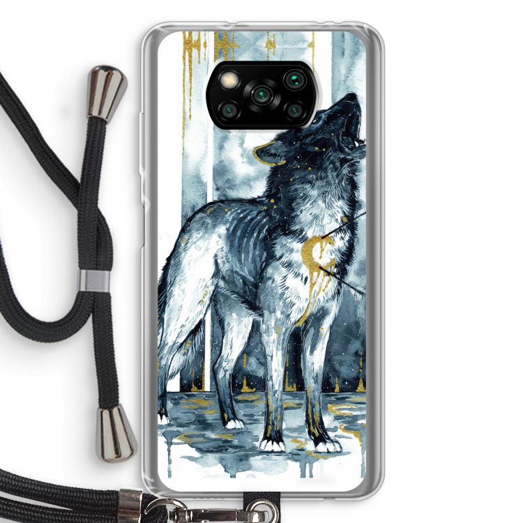 Bleeding Soul: Xiaomi Poco X3 Pro Transparant Hoesje met koord