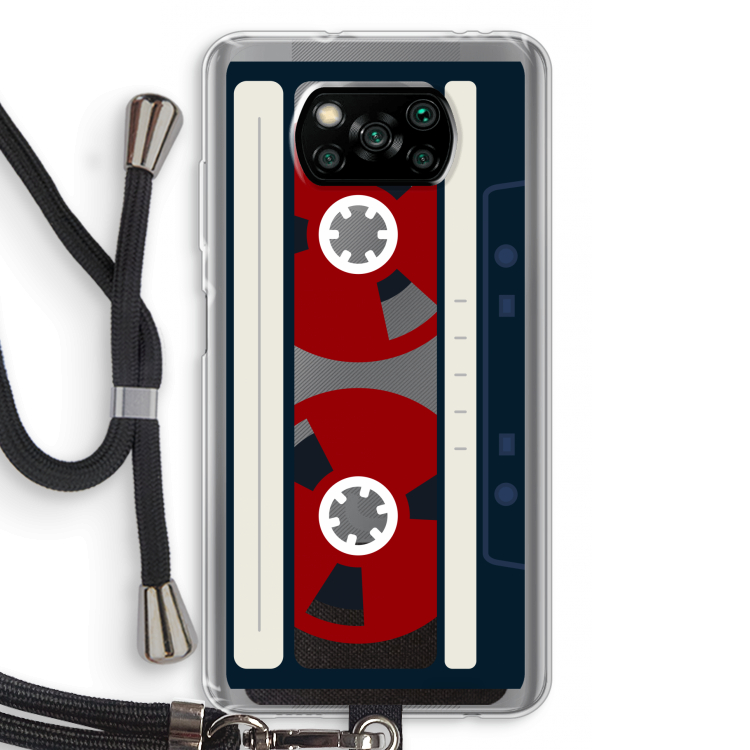 Here's your tape: Xiaomi Poco X3 Pro Transparant Hoesje met koord