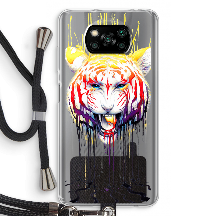 Fading: Xiaomi Poco X3 Pro Transparant Hoesje met koord