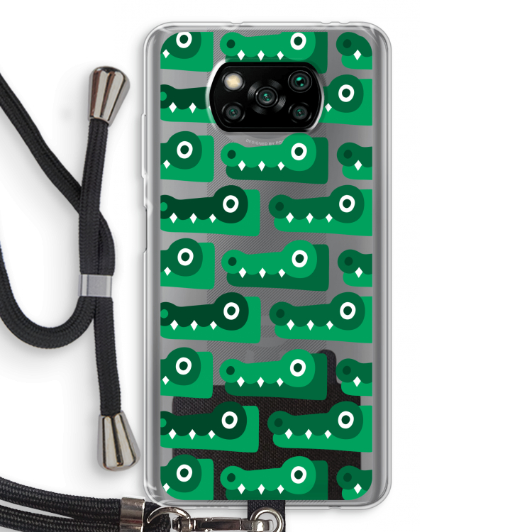 Crocs: Xiaomi Poco X3 Pro Transparant Hoesje met koord