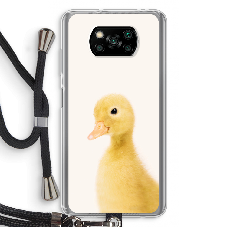 Duke: Xiaomi Poco X3 Pro Transparant Hoesje met koord