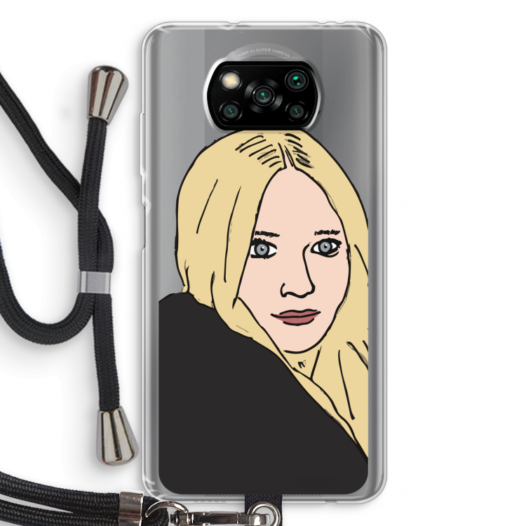 Ashley: Xiaomi Poco X3 Pro Transparant Hoesje met koord