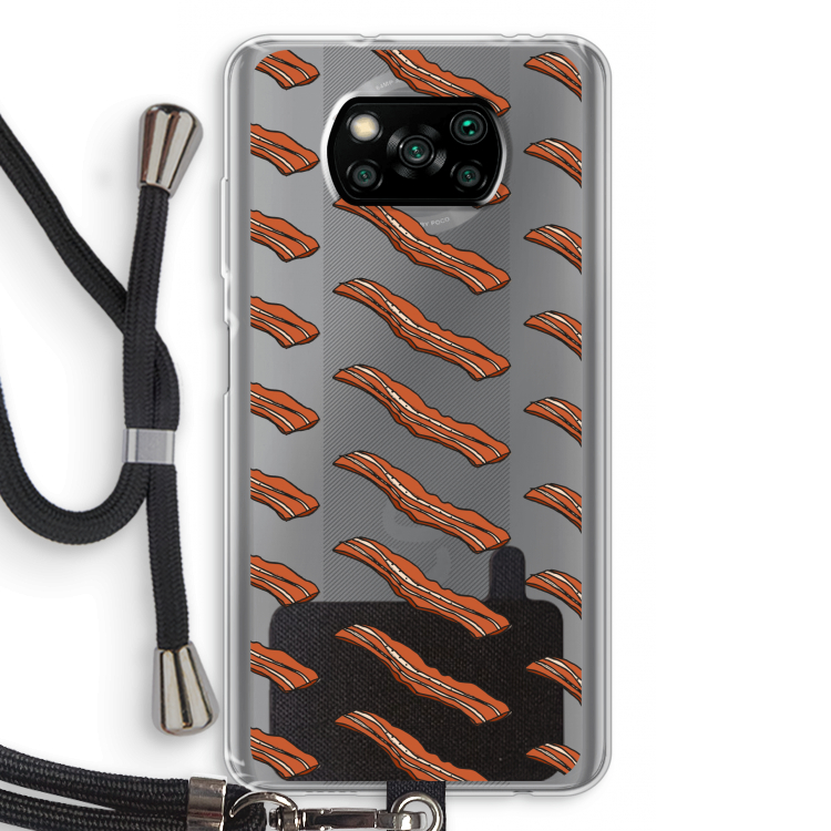 Bacon to my eggs #2: Xiaomi Poco X3 Pro Transparant Hoesje met koord