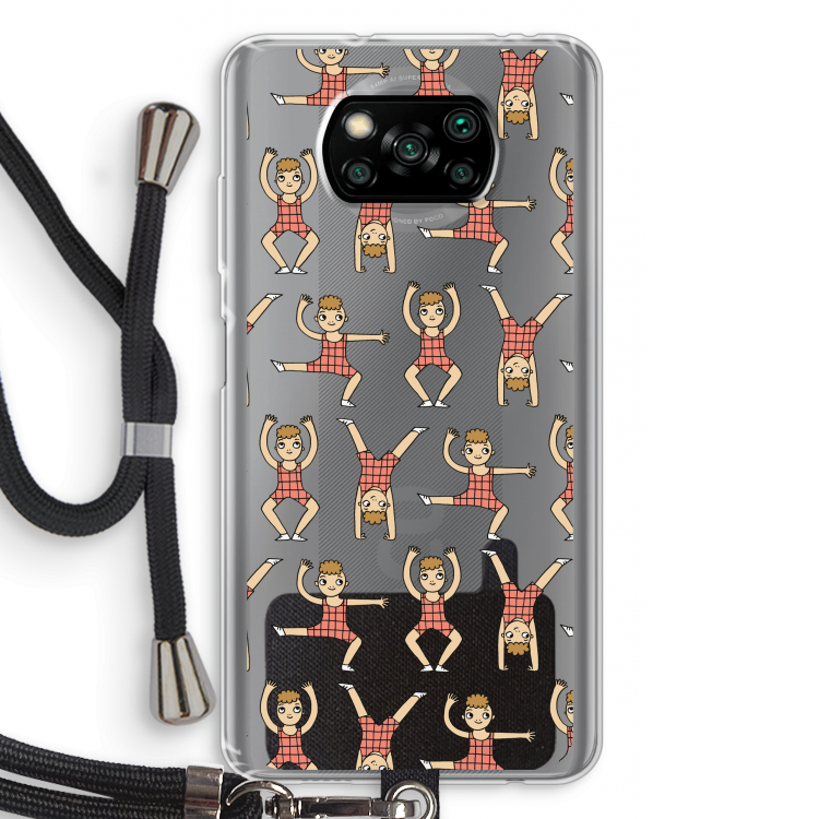 Gymboys: Xiaomi Poco X3 Pro Transparant Hoesje met koord