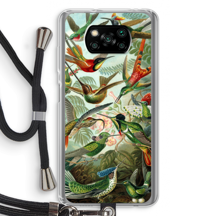 Haeckel Trochilidae: Xiaomi Poco X3 Pro Transparant Hoesje met koord