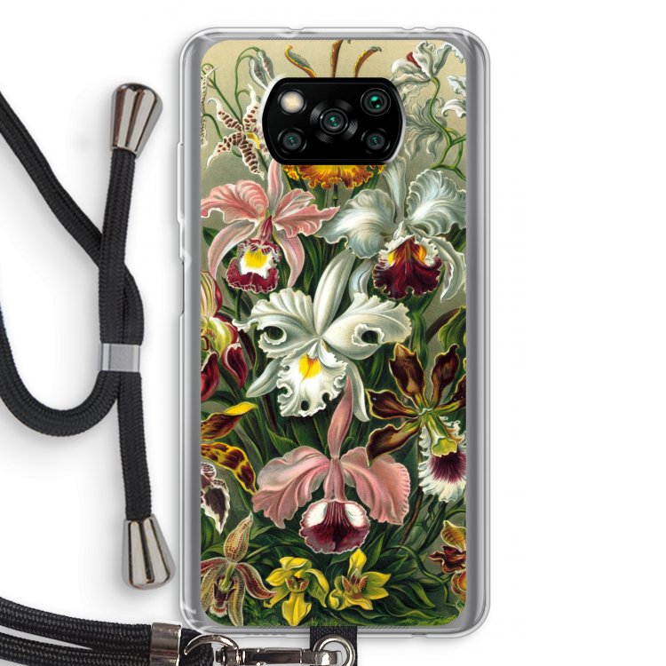 Haeckel Orchidae: Xiaomi Poco X3 Pro Transparant Hoesje met koord