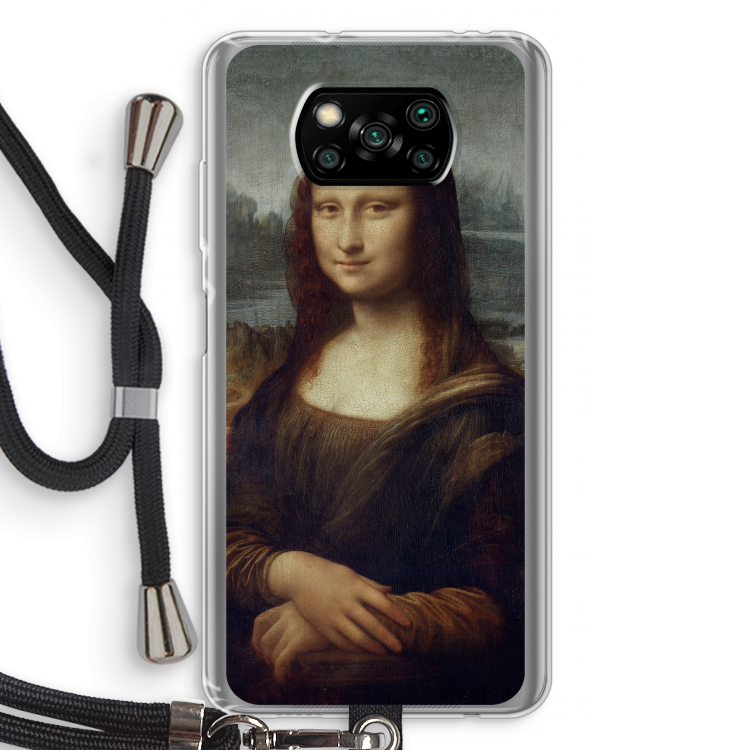 Mona Lisa: Xiaomi Poco X3 Pro Transparant Hoesje met koord