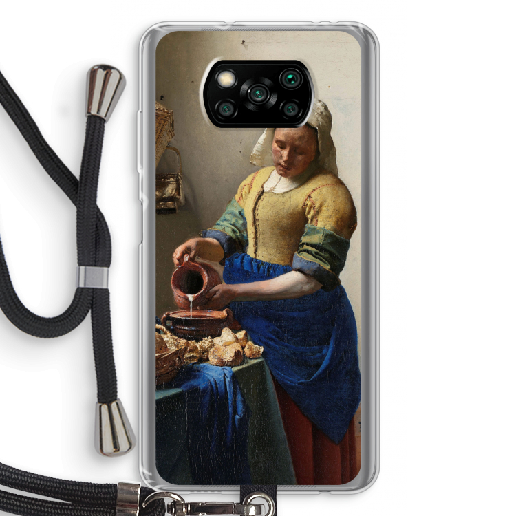 The Milkmaid: Xiaomi Poco X3 Pro Transparant Hoesje met koord