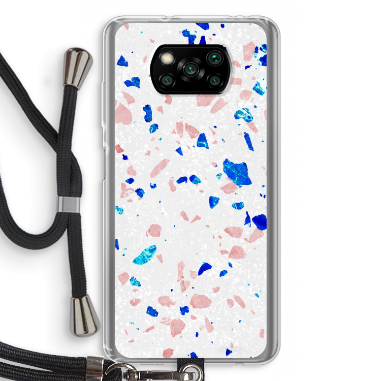 Terrazzo N°6: Xiaomi Poco X3 Pro Transparant Hoesje met koord