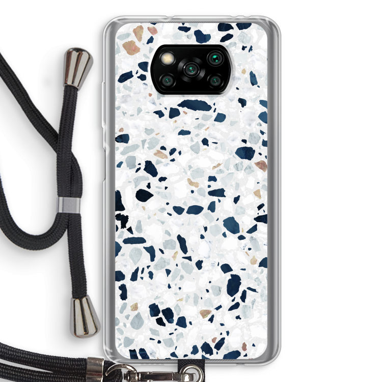 Terrazzo N°1: Xiaomi Poco X3 Pro Transparant Hoesje met koord