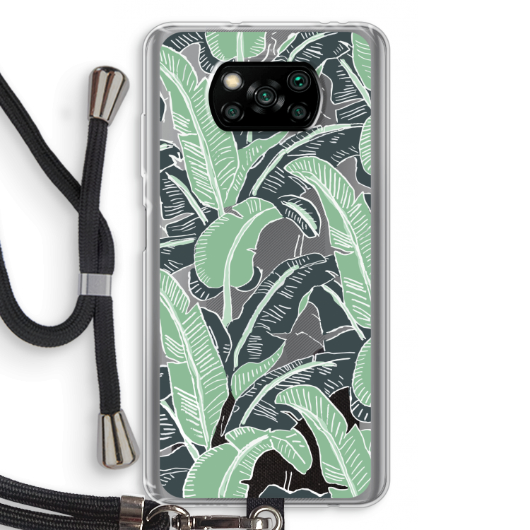 This Sh*t Is Bananas: Xiaomi Poco X3 Pro Transparant Hoesje met koord