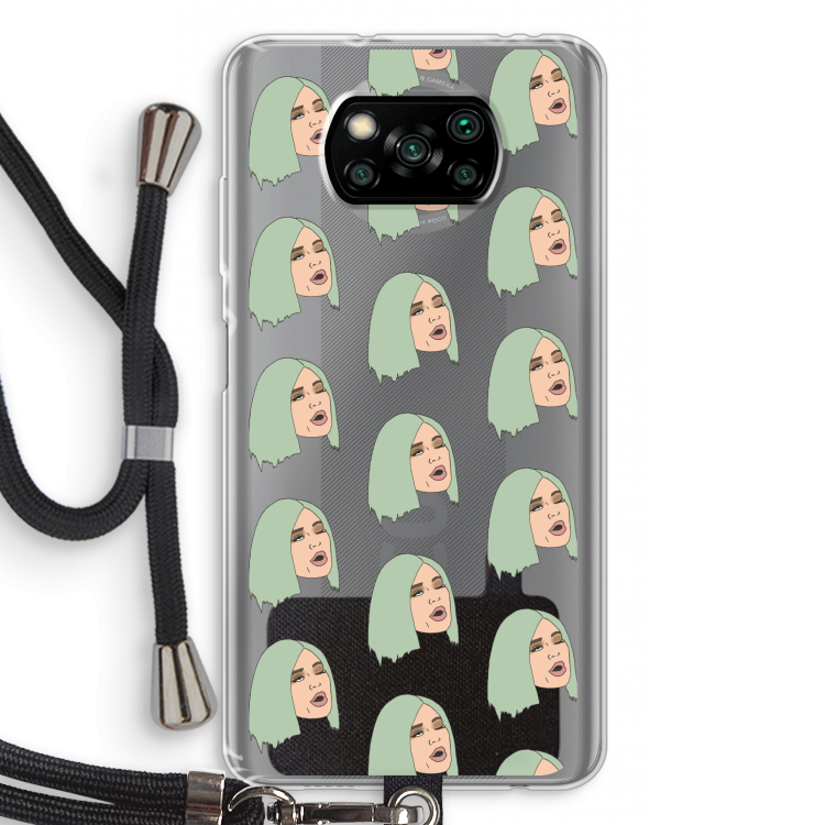 King Kylie: Xiaomi Poco X3 Pro Transparant Hoesje met koord