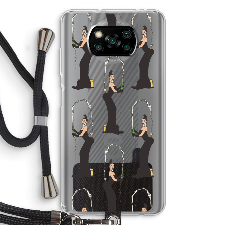 Pop Some Kim: Xiaomi Poco X3 Pro Transparant Hoesje met koord