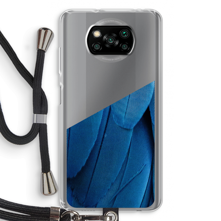 Pauw: Xiaomi Poco X3 Pro Transparant Hoesje met koord