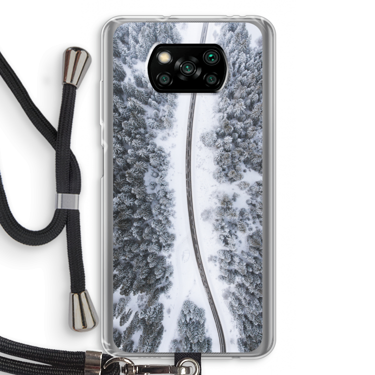 Snøfall: Xiaomi Poco X3 Pro Transparant Hoesje met koord