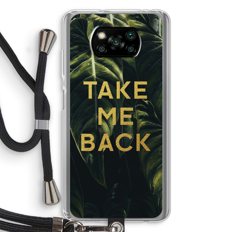 Take me back: Xiaomi Poco X3 Pro Transparant Hoesje met koord