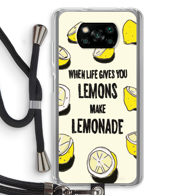 Lemonade: Xiaomi Poco X3 Pro Transparant Hoesje met koord