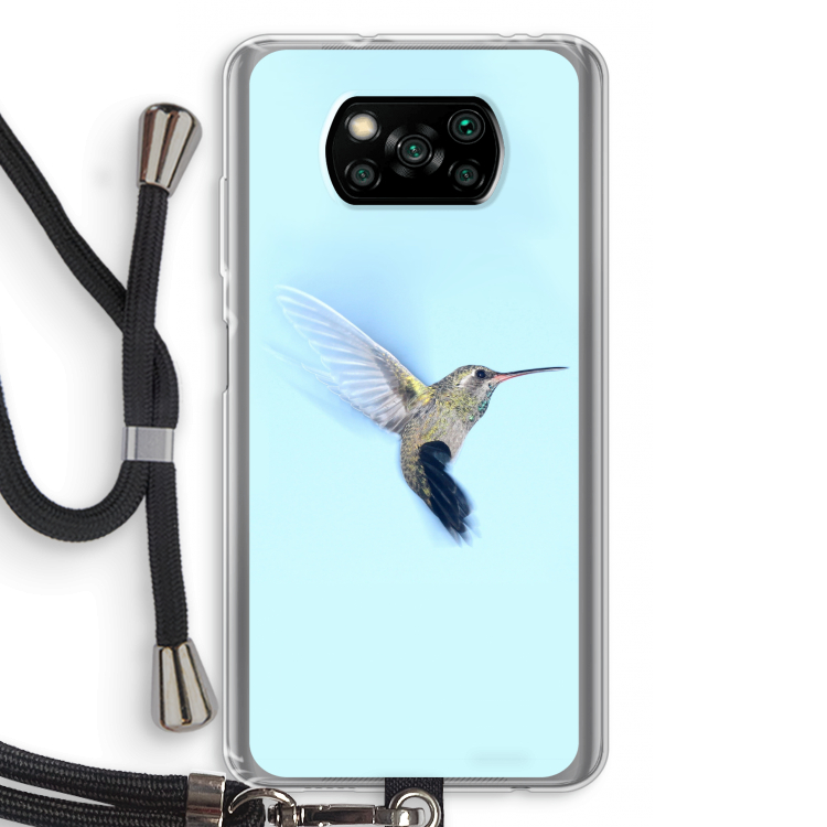 Kolibri: Xiaomi Poco X3 Pro Transparant Hoesje met koord
