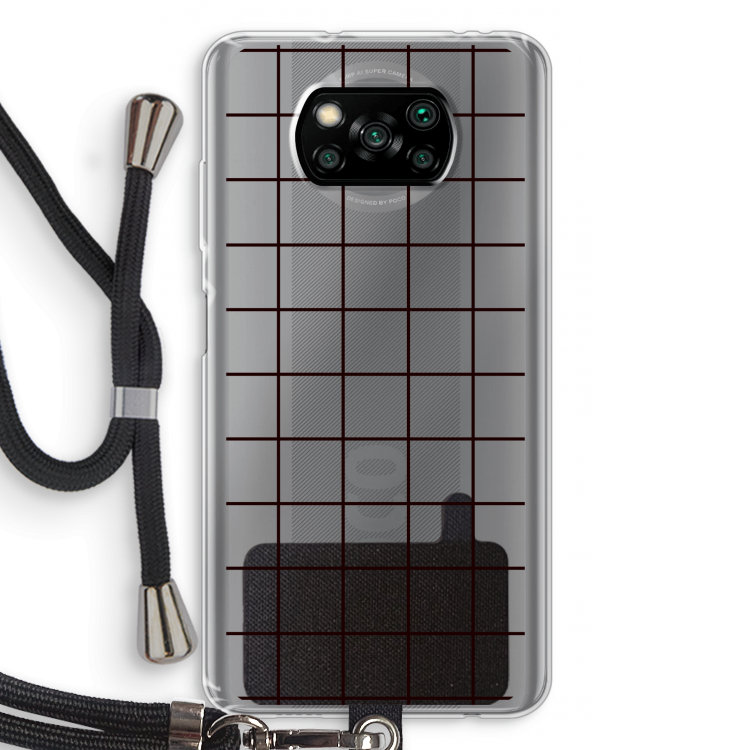 Rooster: Xiaomi Poco X3 Pro Transparant Hoesje met koord