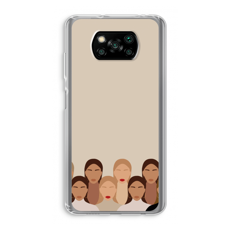 Girls girls girls: Xiaomi Poco X3 Pro Transparant Hoesje
