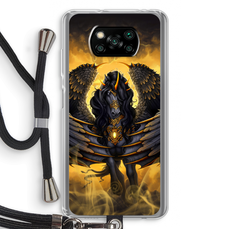 Pegasus: Xiaomi Poco X3 Pro Transparant Hoesje met koord