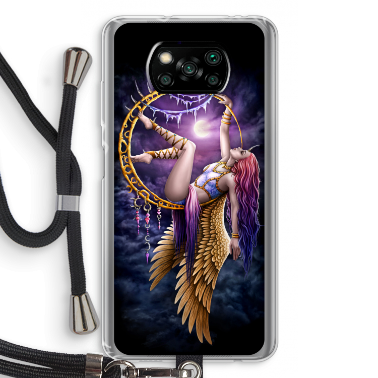 Aerial Angel: Xiaomi Poco X3 Pro Transparant Hoesje met koord