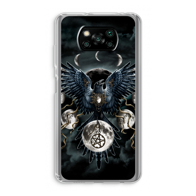 Sinister Wings: Xiaomi Poco X3 Pro Transparant Hoesje