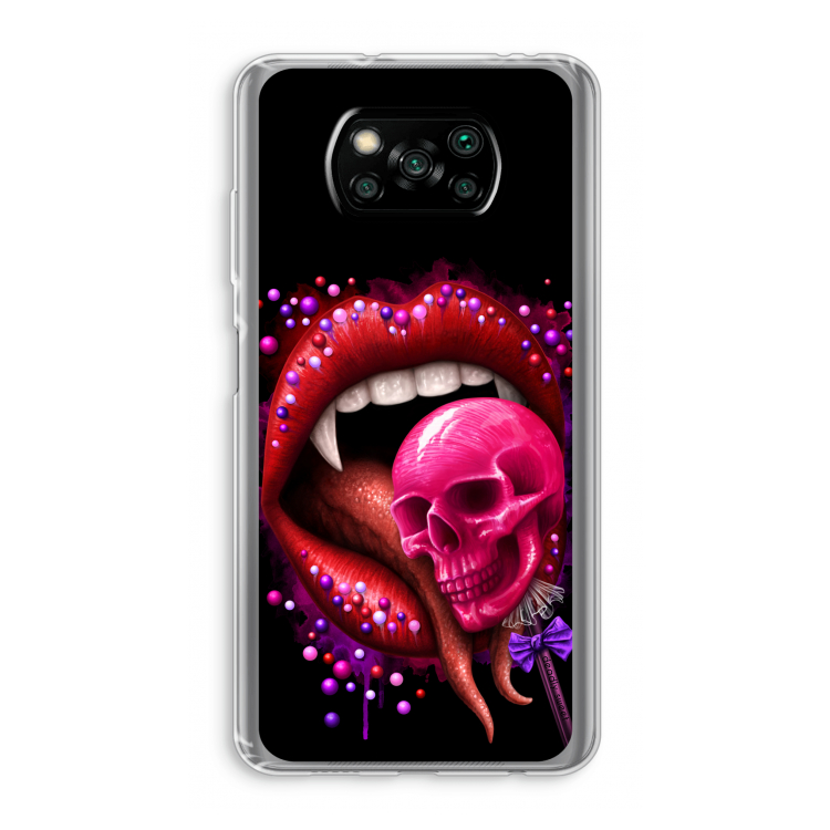 Dodelijk zoet: Xiaomi Poco X3 Pro Transparant Hoesje