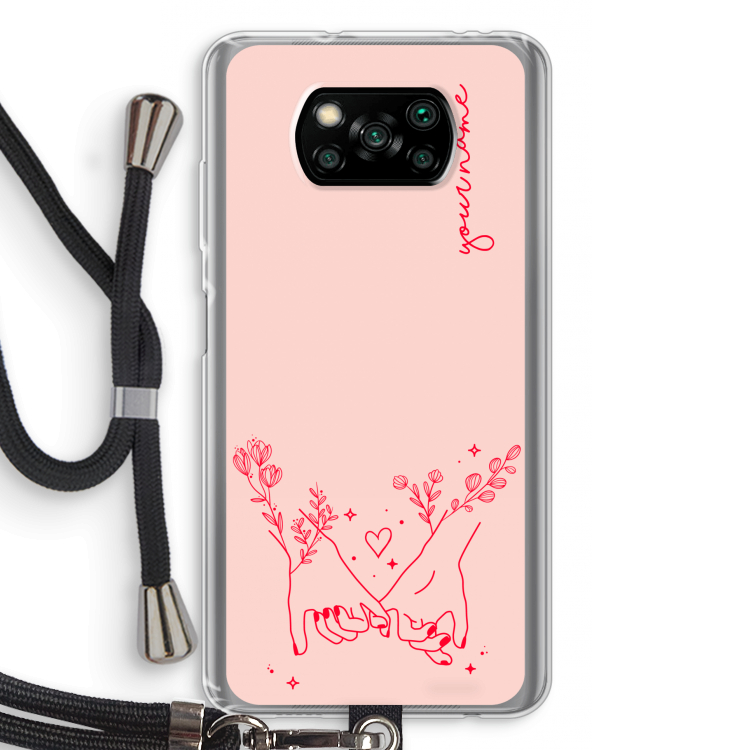 Best Friends: Xiaomi Poco X3 Pro Transparant Hoesje met koord