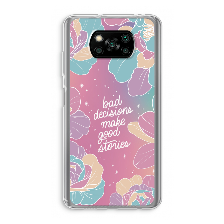 Good stories: Xiaomi Poco X3 Pro Transparant Hoesje