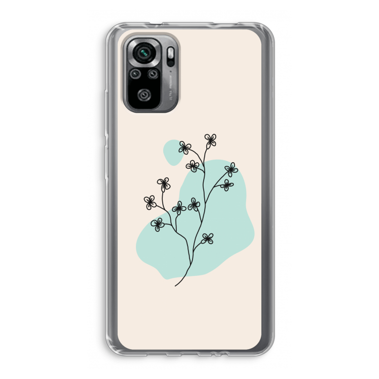 Love your petals: Xiaomi Redmi Note 10S Transparant Hoesje