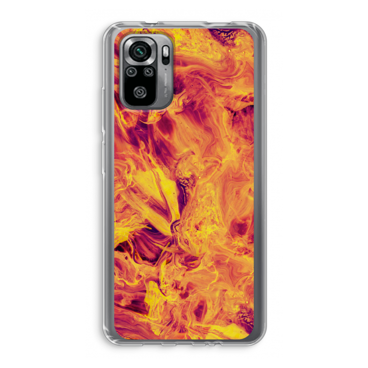 Eternal Fire: Xiaomi Redmi Note 10S Transparant Hoesje