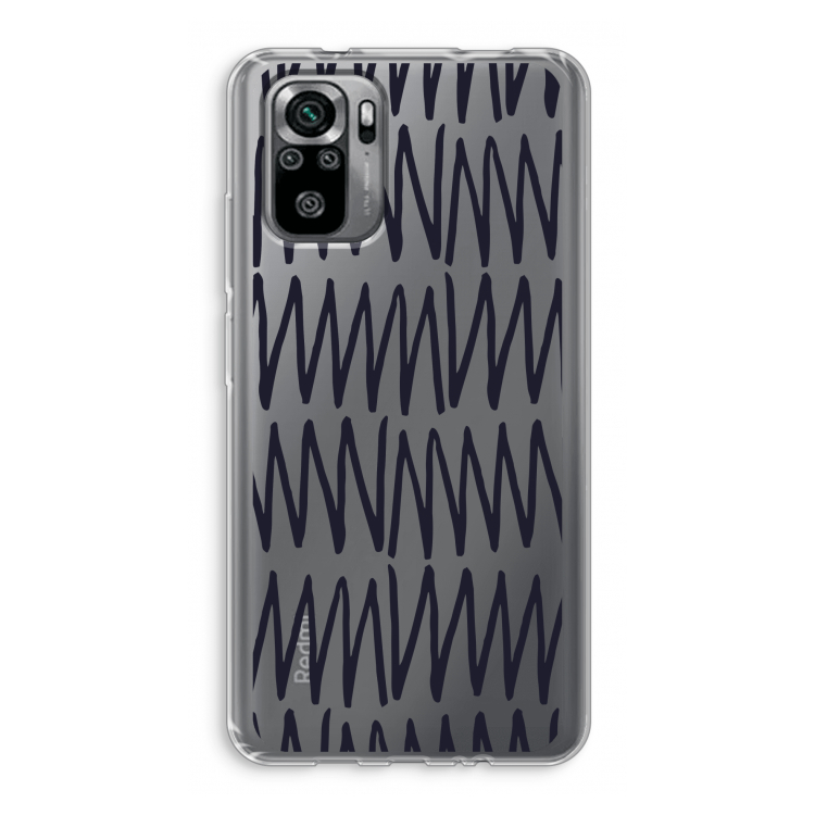Marrakech Zigzag: Xiaomi Redmi Note 10S Transparant Hoesje