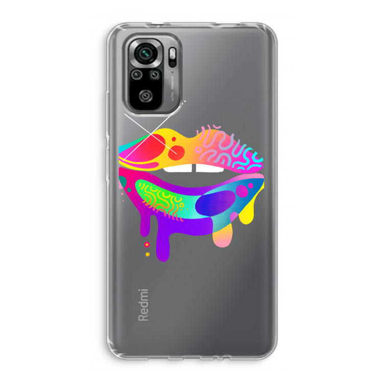 Lip Palette: Xiaomi Redmi Note 10S Transparant Hoesje