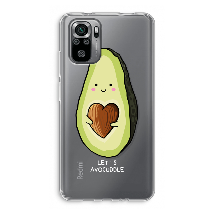 Avocuddle: Xiaomi Redmi Note 10S Transparant Hoesje