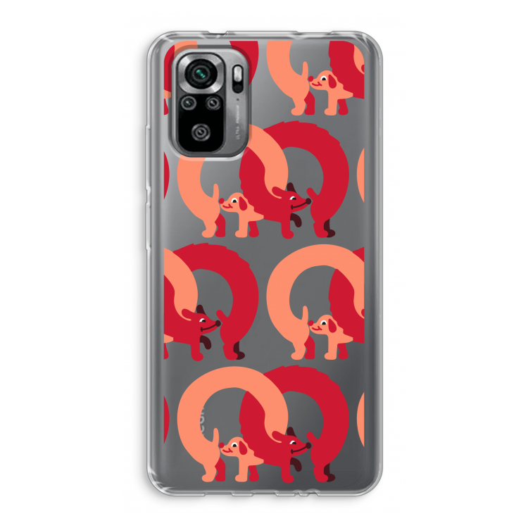 Dogs: Xiaomi Redmi Note 10S Transparant Hoesje