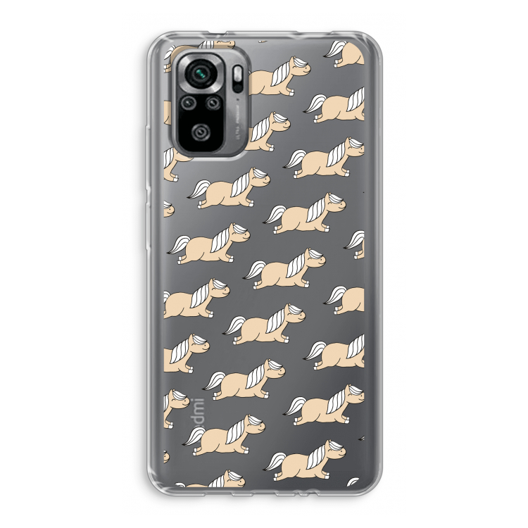 Ponys: Xiaomi Redmi Note 10S Transparant Hoesje