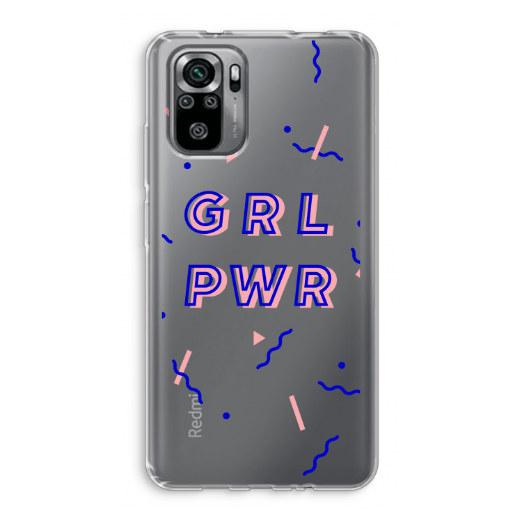 GRL PWR: Xiaomi Redmi Note 10S Transparant Hoesje