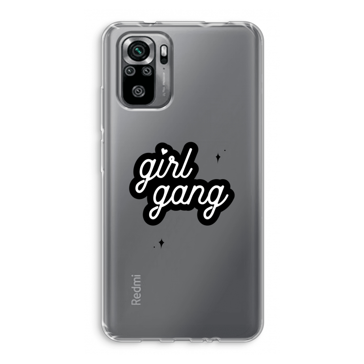 Girl Gang: Xiaomi Redmi Note 10S Transparant Hoesje