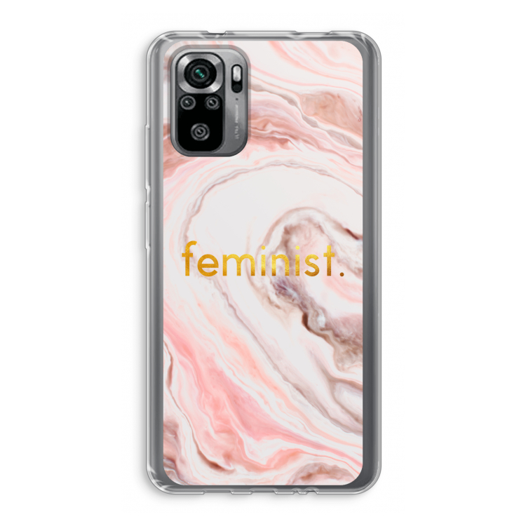 Feminist: Xiaomi Redmi Note 10S Transparant Hoesje