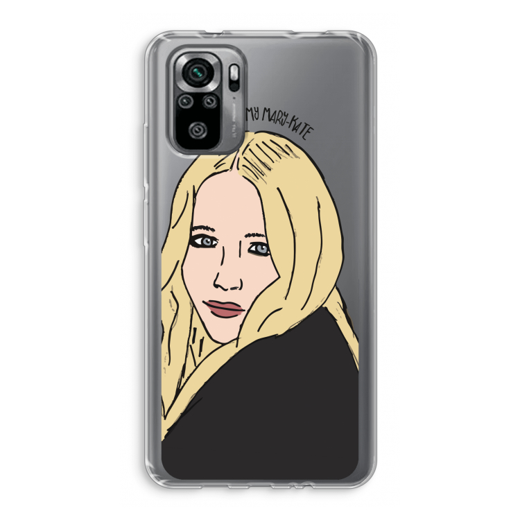 Mary Kate: Xiaomi Redmi Note 10S Transparant Hoesje