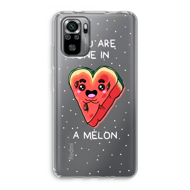 One In A Melon: Xiaomi Redmi Note 10S Transparant Hoesje