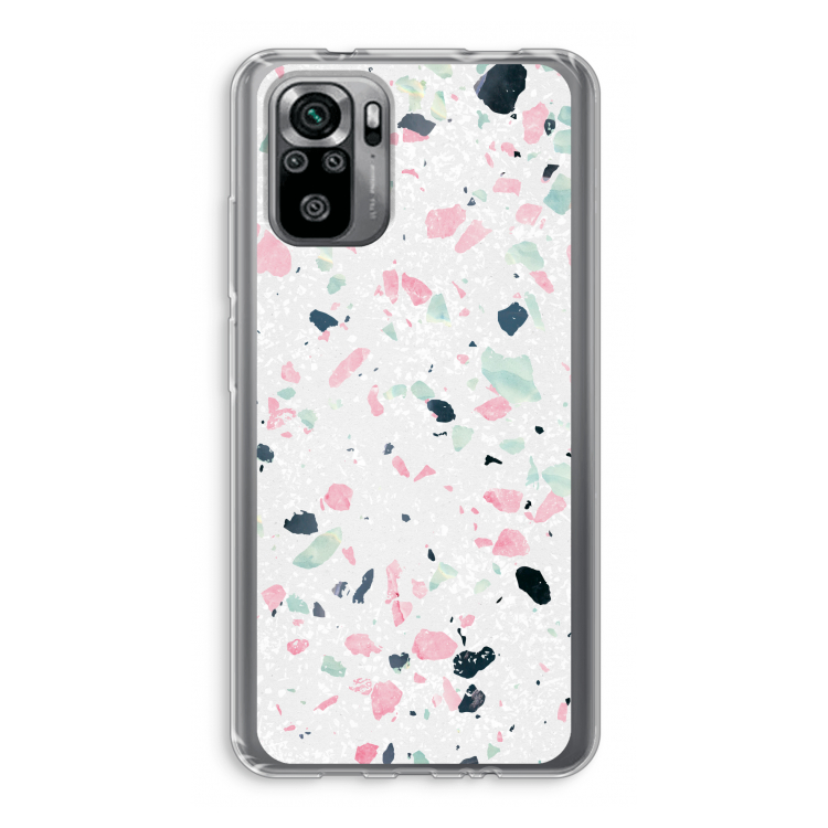 Terrazzo N°3: Xiaomi Redmi Note 10S Transparant Hoesje