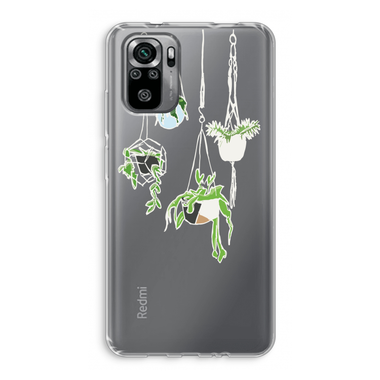 Hang In There: Xiaomi Redmi Note 10S Transparant Hoesje