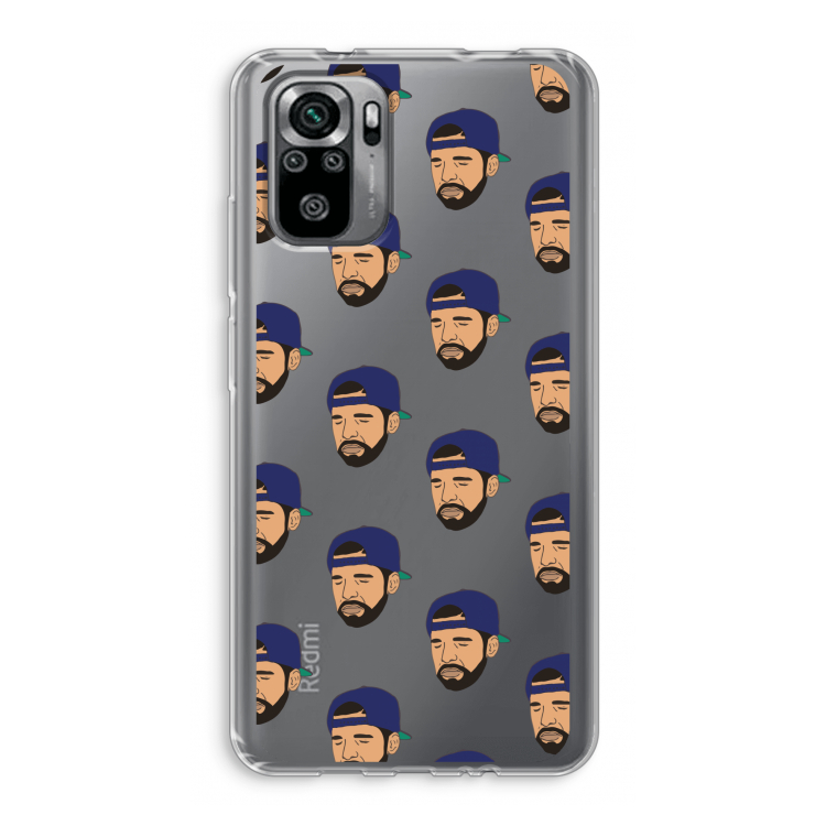 Drake Away: Xiaomi Redmi Note 10S Transparant Hoesje