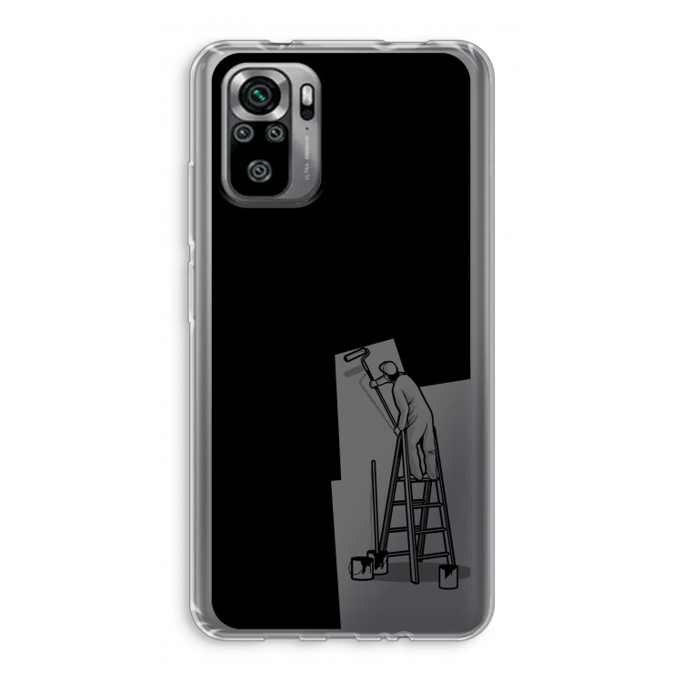 Musketon Painter: Xiaomi Redmi Note 10S Transparant Hoesje