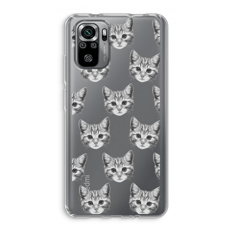 Kitten: Xiaomi Redmi Note 10S Transparant Hoesje