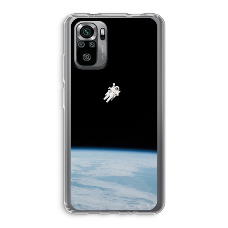 Alone in Space: Xiaomi Redmi Note 10S Transparant Hoesje
