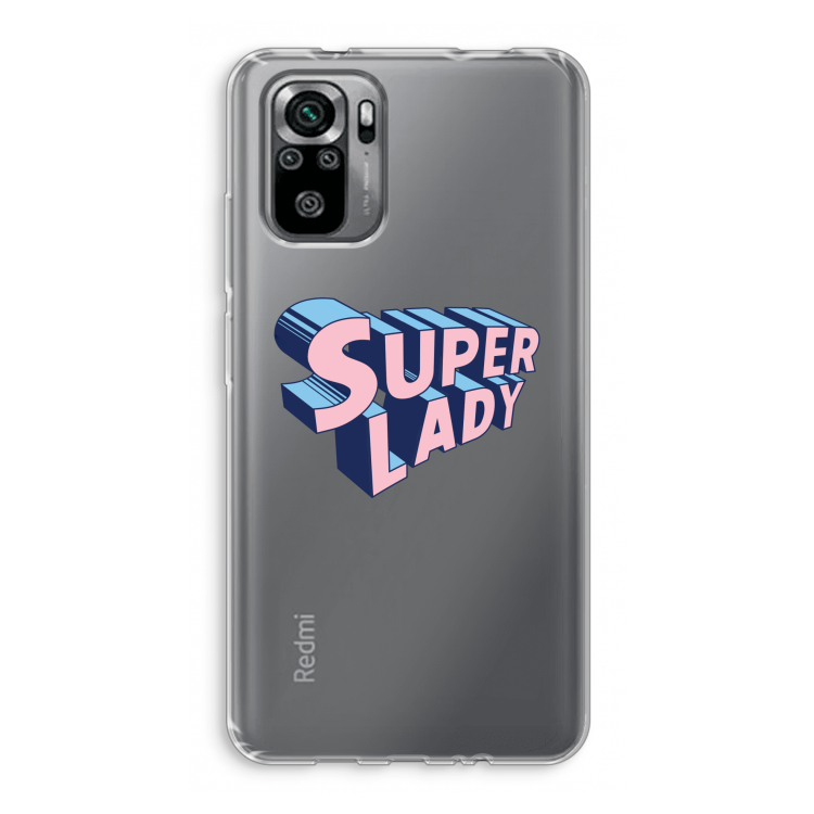 Superlady: Xiaomi Redmi Note 10S Transparant Hoesje
