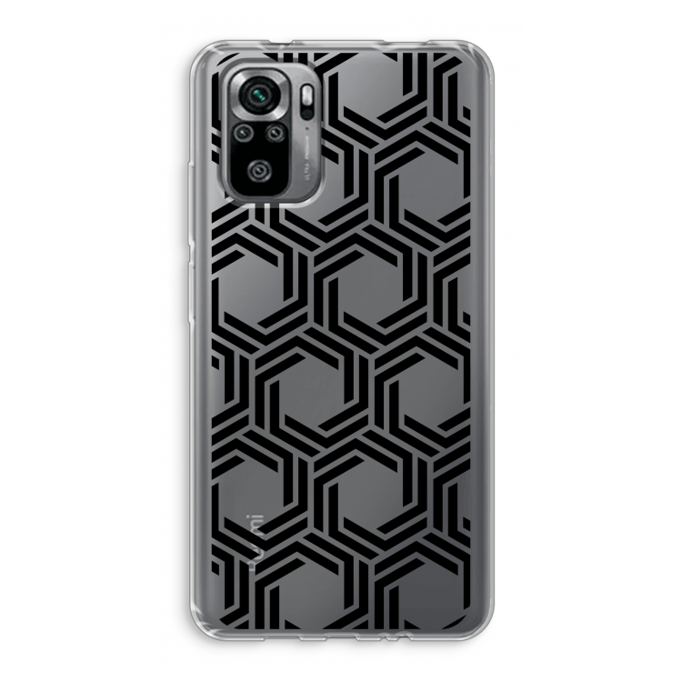 Geometrisch patroon: Xiaomi Redmi Note 10S Transparant Hoesje